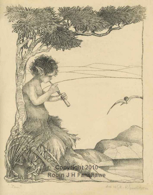 33 - Lithograph - 'Pan'