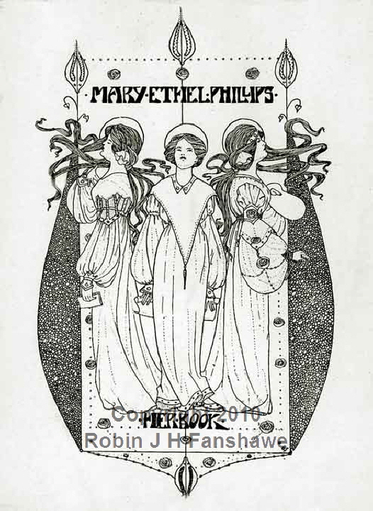 6 - RCB Bookplate for Phillips - lithographed