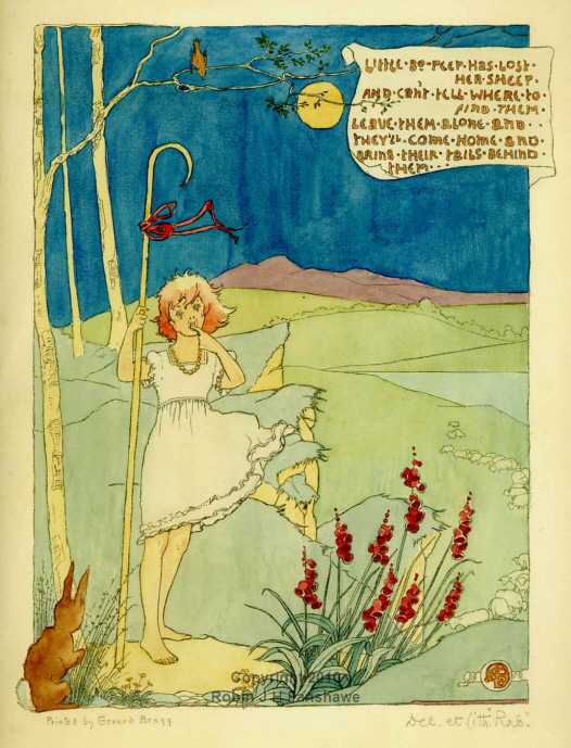 9 - 2nd series nursery rhymes - 'Little Bo Peep'