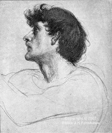 Head of Knight in 'La Belle Dame Sans Merci'